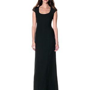 NWT $1345 Giorgio Armani Collezioni Sz 44 US 8 Black Formal Dress